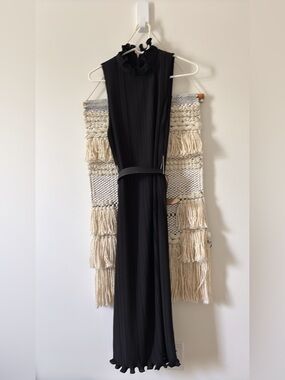 Alice + Olivia | Dresses | Nwt Alice Olivia Womens Suellen Twist Neck  Halter Midi Dress Ecru Size 6 | Poshmark
